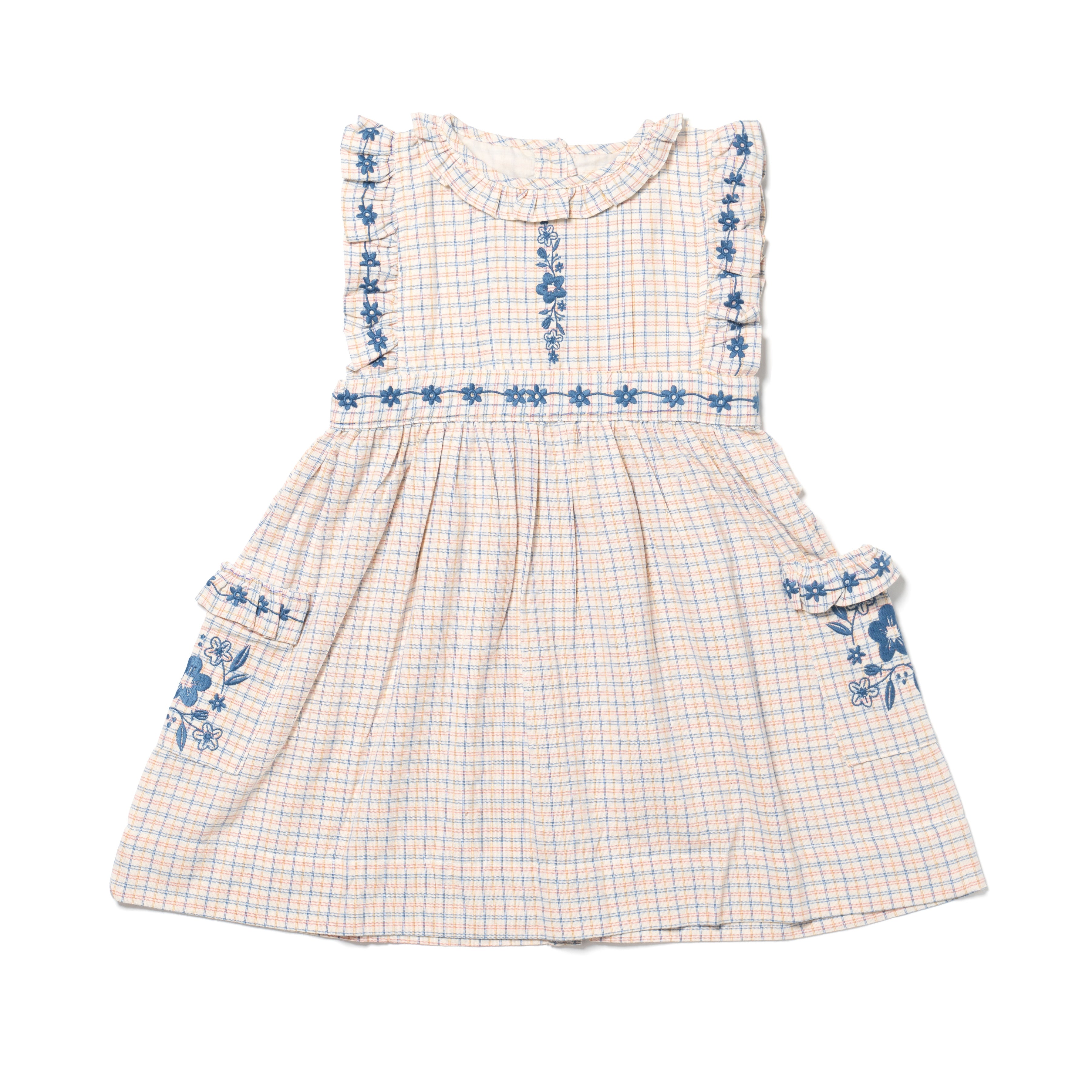 Clover Dress in Desert Sunset Chex by Lali – Hornby & Jones